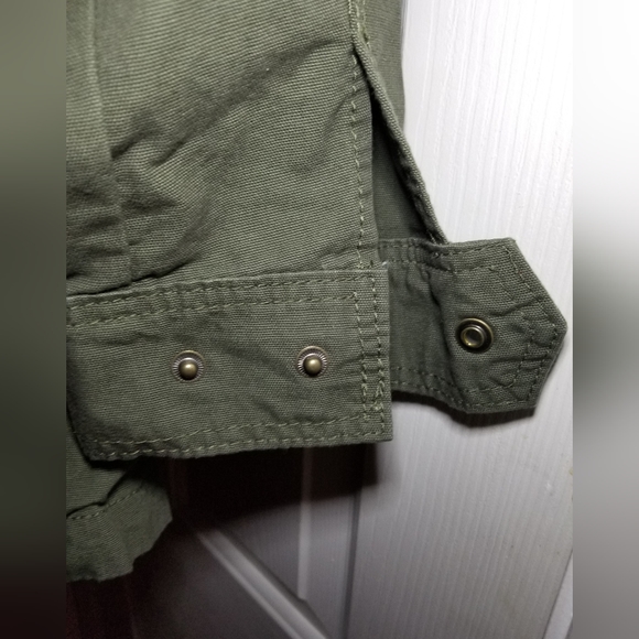 NWT 100% COTTON UTILITY CARGO ARMY GREEN BEACH HIKING TRAVEL EVERYDAY JA… - Picture 7 of 15